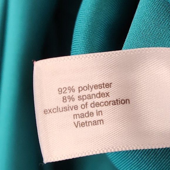 Lane Bryant‎ Plus Size Teal Scuba Lace Fit & Flare Dress Size 18/20 1X XXL - Picture 9 of 11